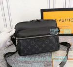 Replica L---V Messenger Black Canvas Sports Bag For Sale